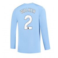 Moški Nogometni dresi Manchester City Kyle Walker #2 Domači 2023-24 Dolgi Rokav